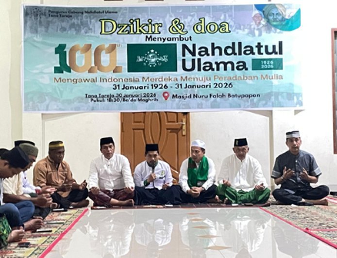 Peringati Satu Abad NU, Warga Nahdliyin Tana Toraja Bersimpuh dalam Doa dan Dzikir