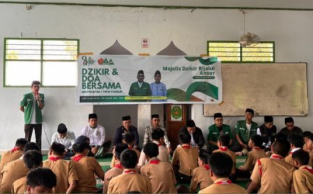 Peringati Harlah ke-92, GP Ansor Toraja Raya Ajak Siswa MTsN 1 Tana Toraja Dzikir dan Doa Bersama